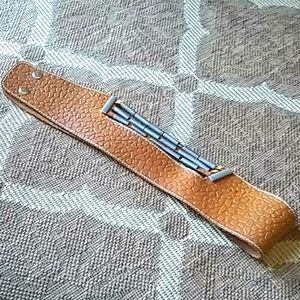 Vintage Saks Fifth Ave leather belt